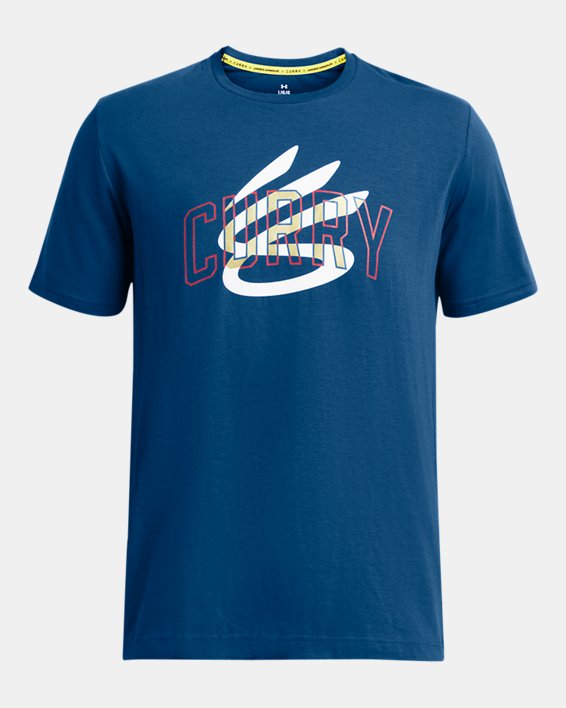 T-shirt Curry Champ Mindset da uomo, Blue, pdpMainDesktop image number 2